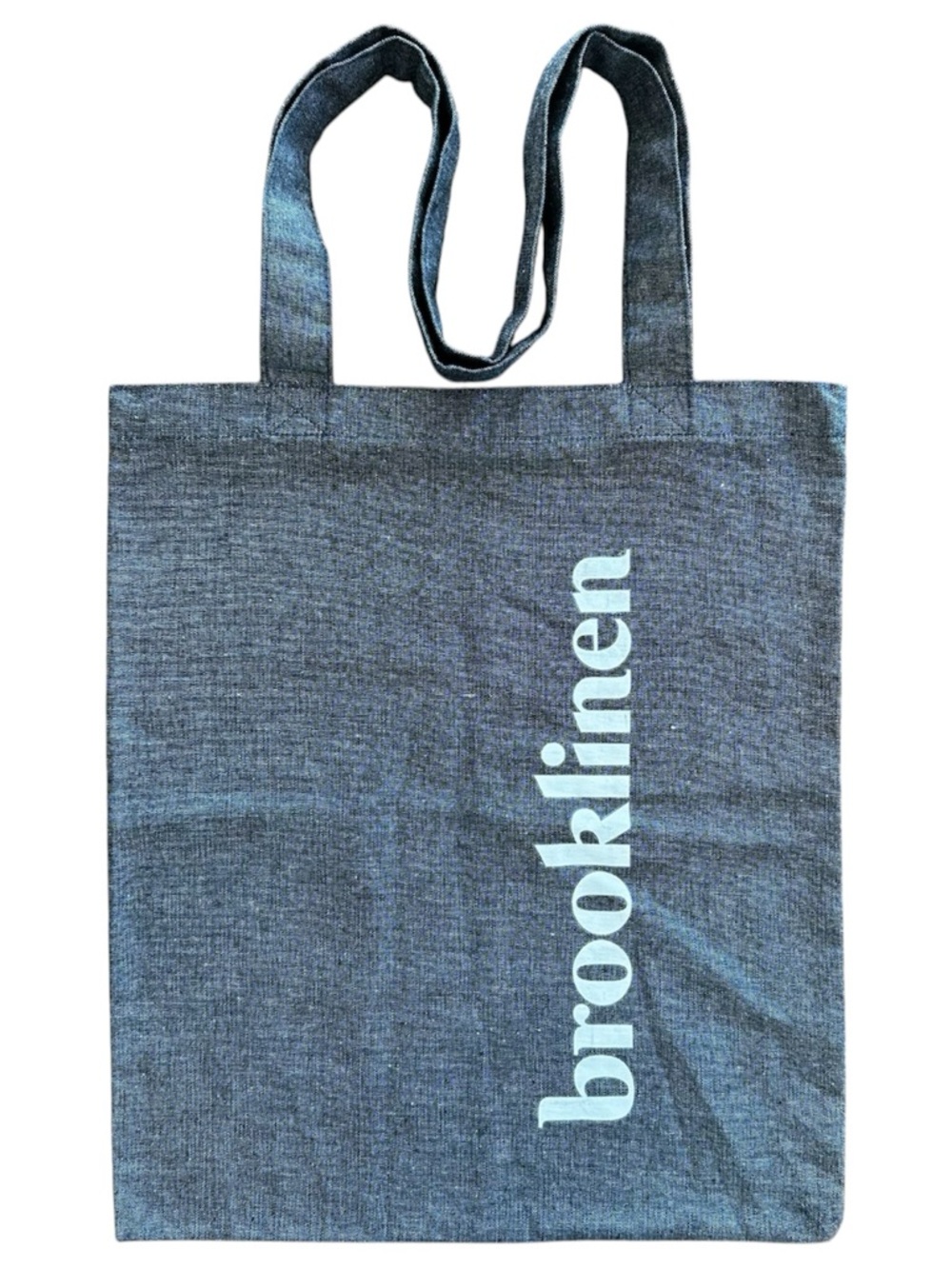 Brooklinen Tote Bag Reusable Bag Double Strap Handles Logo Canvas Tote